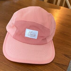 Chaco five-panel hat in pink — like new